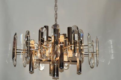 Crystallic Shield / Shielded Bulbs Modern Chandelier