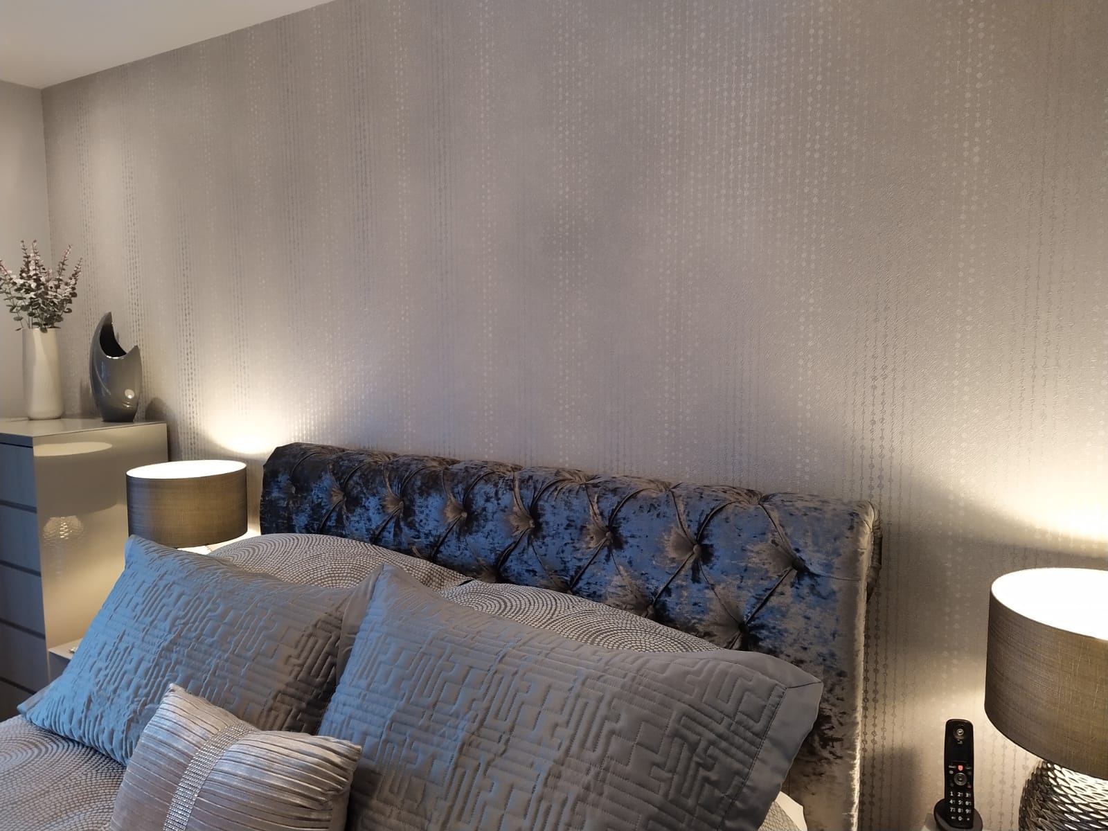 Cream & Silver, Grey & Gold Trend Collection Wallpapers - DK.18181-2 & 4