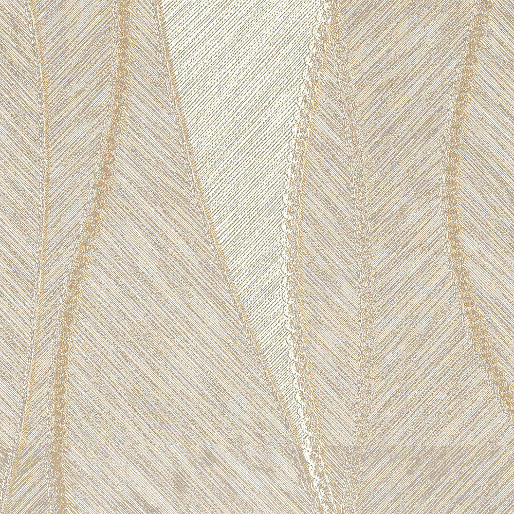 Cream & Grey Design Plus Wallpaper -DK.13171-2- Size: 1.06M Width 16.281M Length- Equal to normal 3Rolls