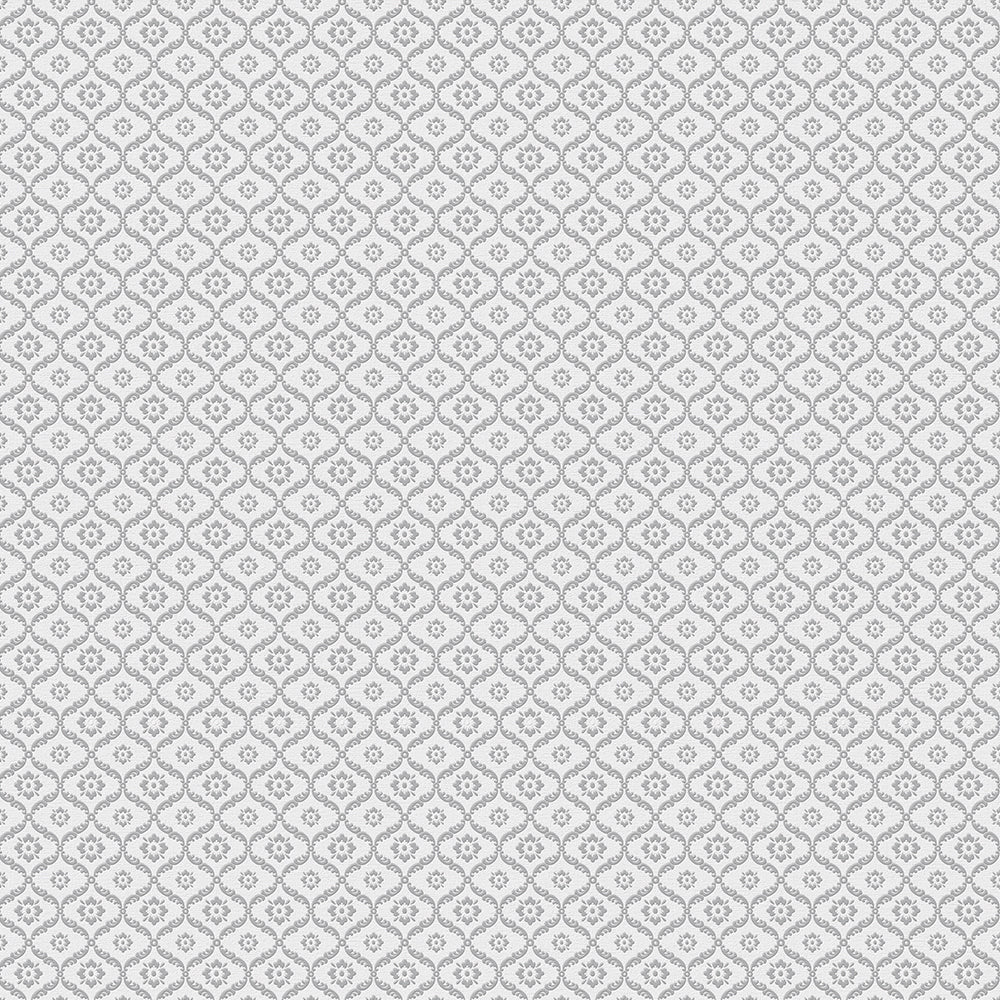 White & Silver Victoria Sawoy Wallpapers - DK.17175-5