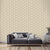 Hexagonal-Trend Collection Wallpapers-Cream & Gold- DK.18184-3