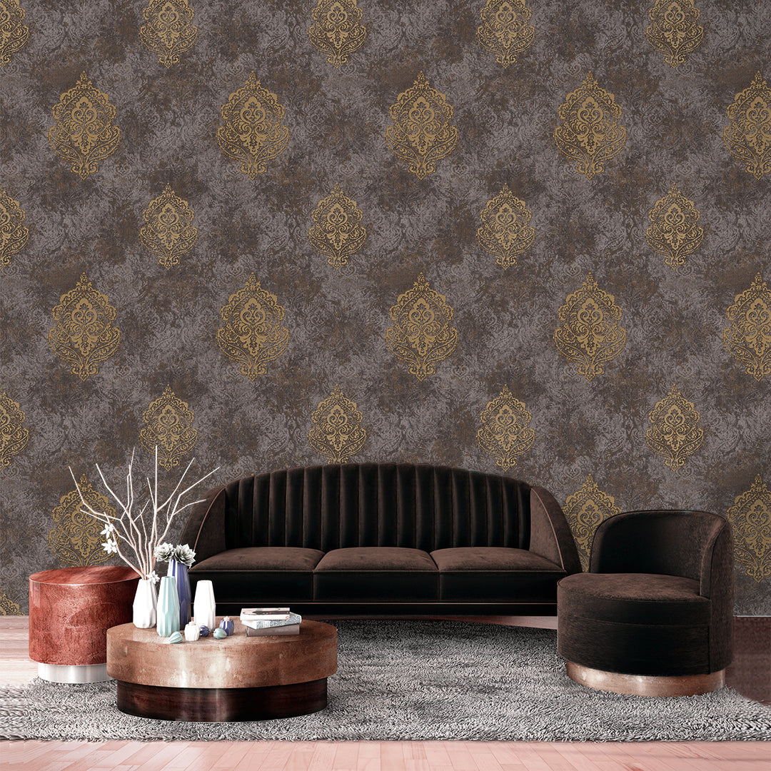 Lucca Secret Palace Cream & Grey Wallpapers  - DK.21651-3 & 4