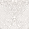 Kingston Prestige Wallpaper Silver, Cream & Brown Textured and matching Damask Pattern wallpapers -10mtr Length and 1mtr Width