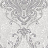 Kingston Prestige Wallpaper Silver, Cream & Brown Textured and matching Damask Pattern wallpapers -10mtr Length and 1mtr Width