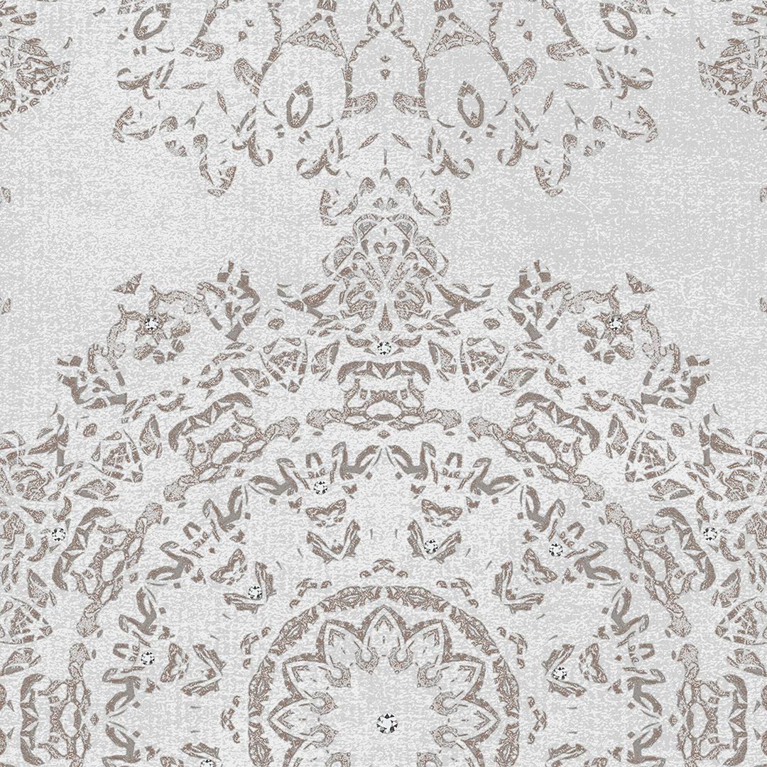 Secret Palace diamond wallpapers -Grey, Cream & Black Wallpapers-DK.T21250-1,2 & 4