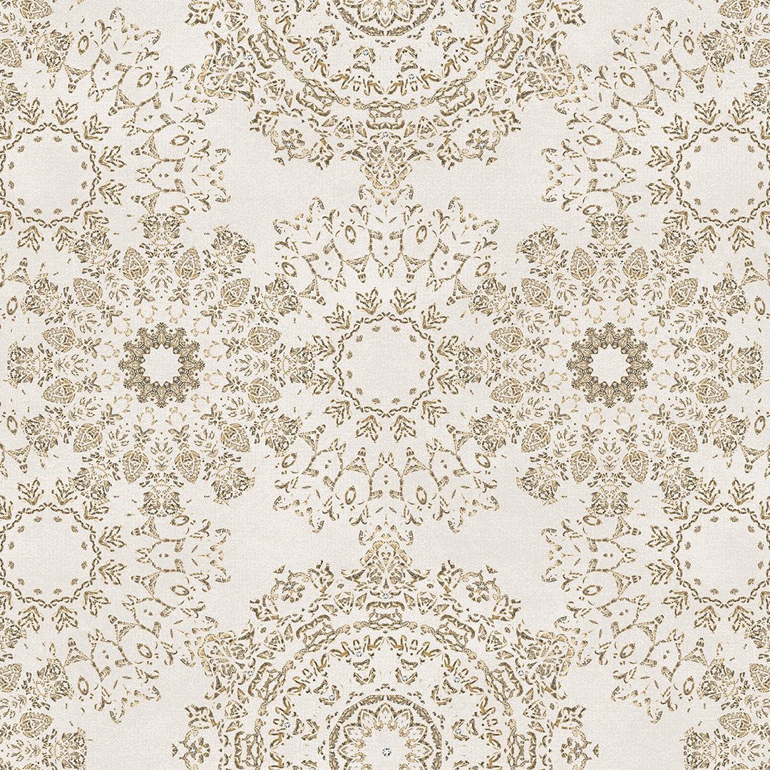 Secret Palace diamond wallpapers -Grey, Cream & Black Wallpapers-DK.T21250-1,2 & 4