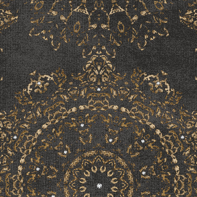 Secret Palace diamond wallpapers -Grey, Cream & Black Wallpapers-DK.T21250-1,2 & 4