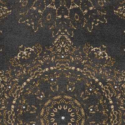 Secret Palace Stone-Grey, Cream & Black Wallpapers-DK.T21250-1,2 & 4