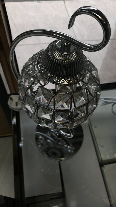 Thin metallic frame crystallic table lamp with incorporated LED [DGCT01 | DSCT01]