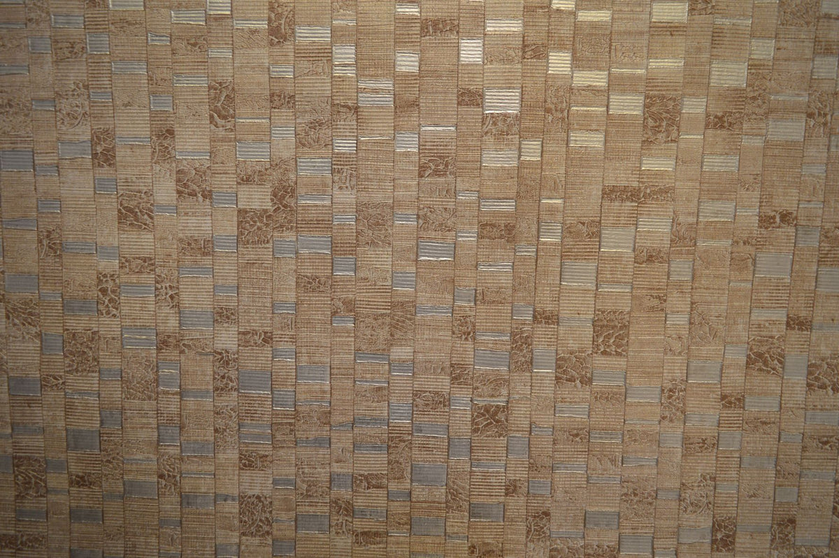 Nude colour with Silver Luxury Wallpapers -15mtr Length and 1mtr Width-Equal to Normal 3Rolls-AE1350