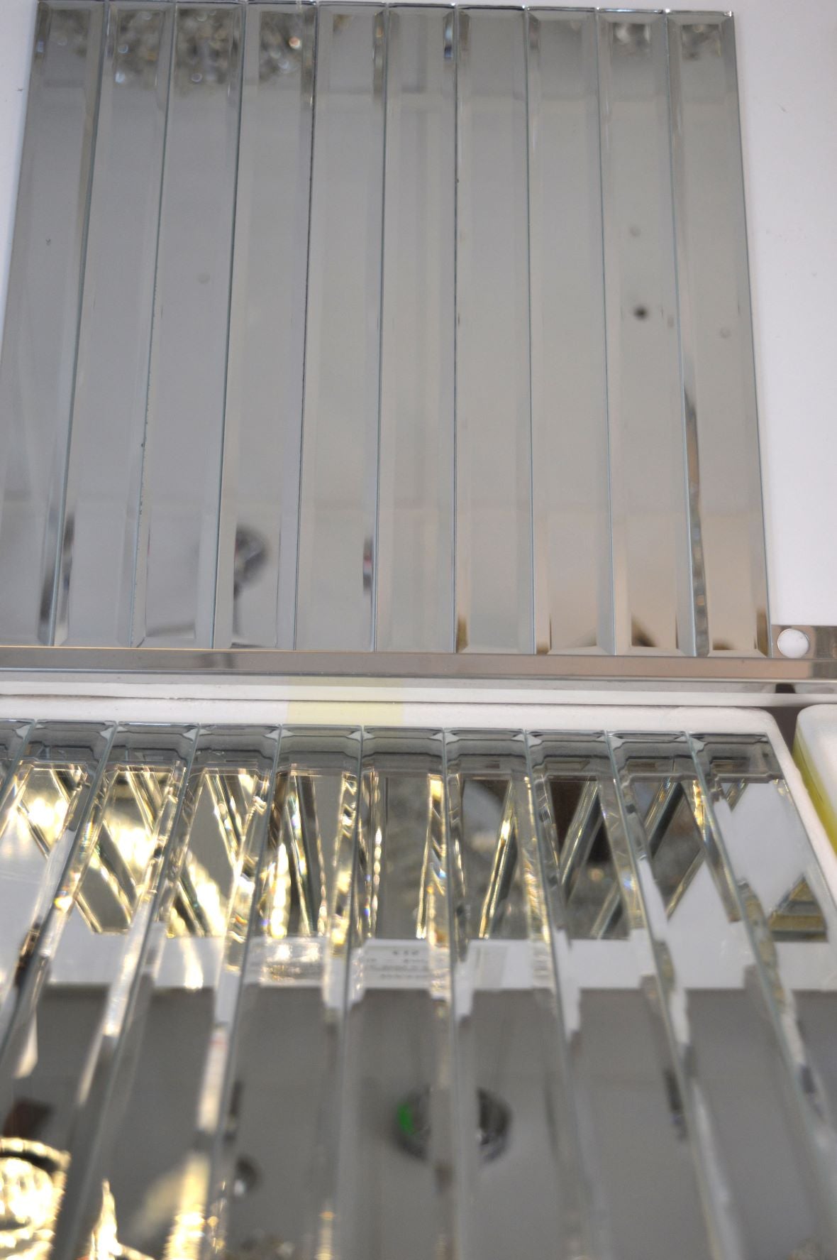 MIRROR METRO MOSAIC TILES REFLEXION RECTANGLE- 300*300*8mm-11sheets-1m2-DZ3303