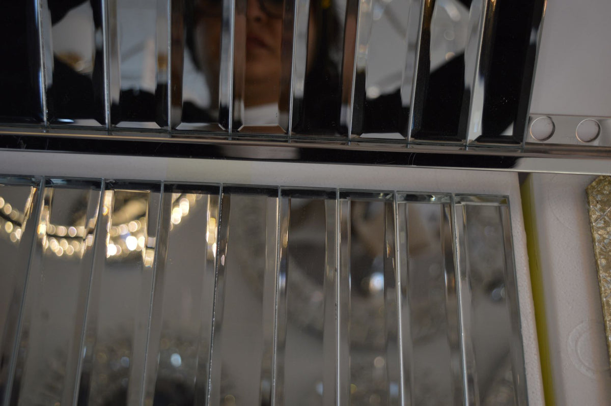 MIRROR METRO MOSAIC TILES REFLEXION RECTANGLE- 300*300*8mm-11sheets-1m2-DZ3303