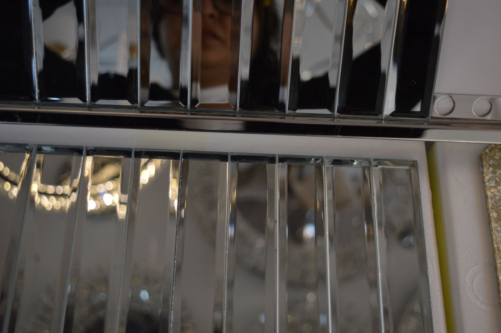 MIRROR METRO MOSAIC TILES REFLEXION RECTANGLE- 300*300*8mm-11sheets-1m2-DZ3303