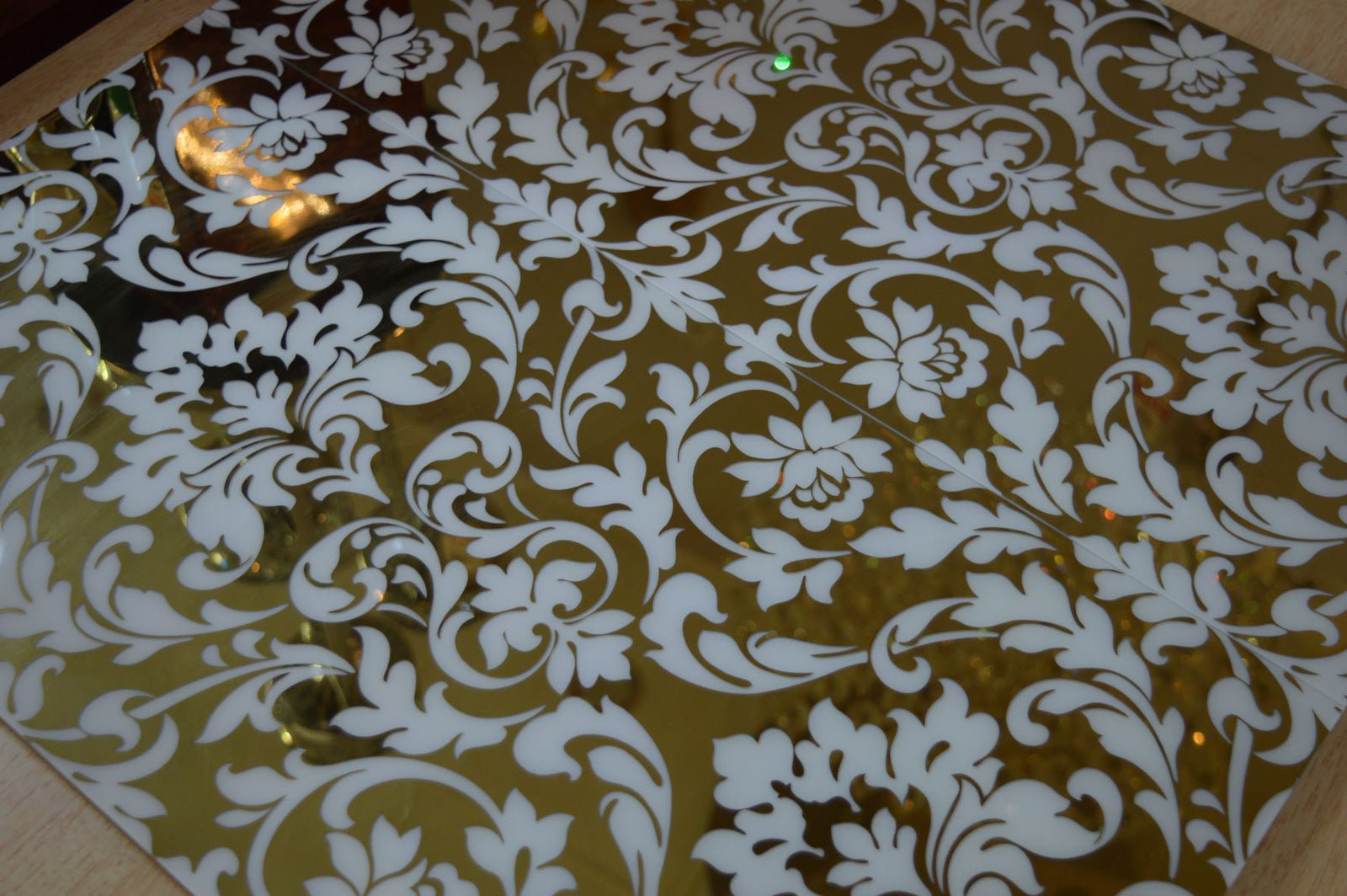 Gold & White Swirls Porcelain Décor Wall & Floor Tiles-300*600*10mm-6sheets-1m2-DEC-MIRO749