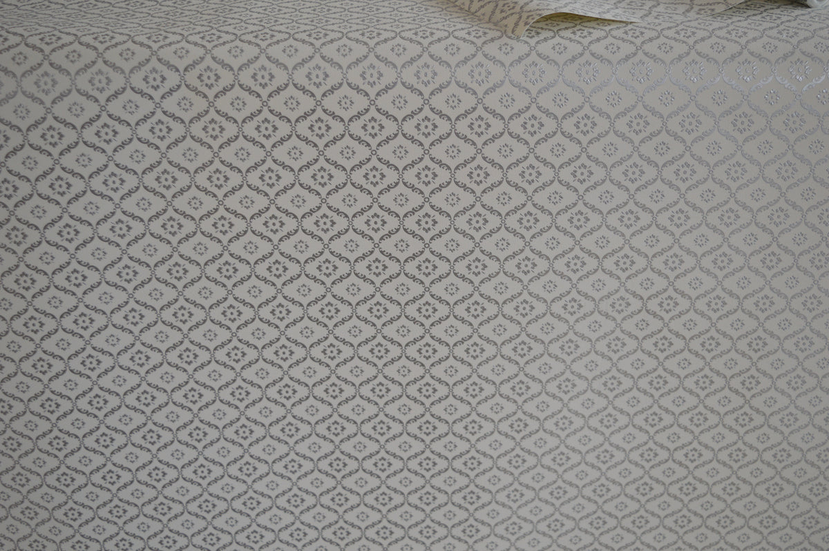 White & Silver Victoria Sawoy Wallpapers - DK.17175-5