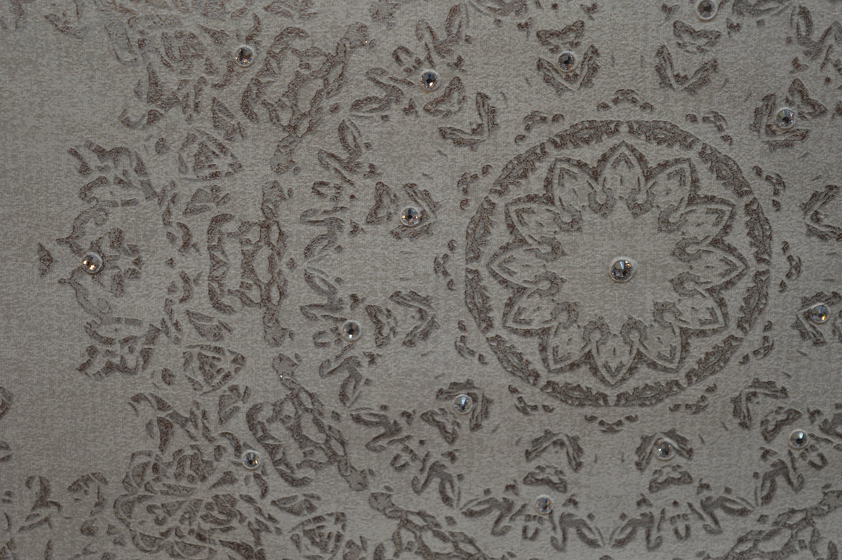 Secret Palace diamond wallpapers -Grey, Cream & Black Wallpapers-DK.T21250-1,2 & 4