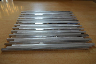 Wooden Grey Aluminium Mosaic Tile | 1 sheet 30cm x 30cm 8mm | 11 sheets 1sqm