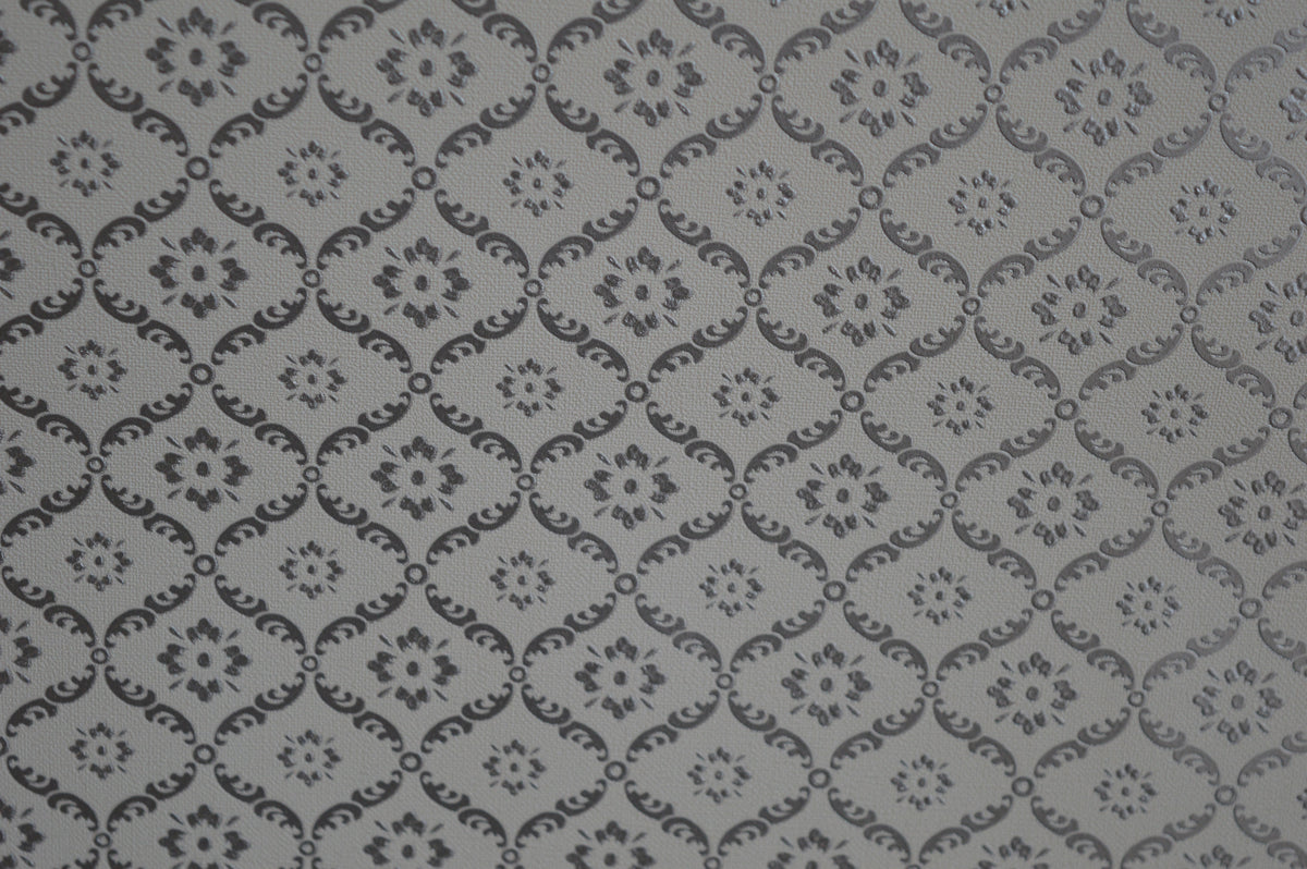 White & Silver Victoria Sawoy Wallpapers - DK.17175-5