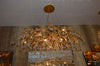 Pendant-Glass Rain Drop Gold Pendant Ceiling Light-A3139/500, 800 & 1000*500