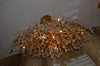 Pendant-Glass Rain Drop Gold Pendant Ceiling Light-A3139/500, 800 & 1000*500