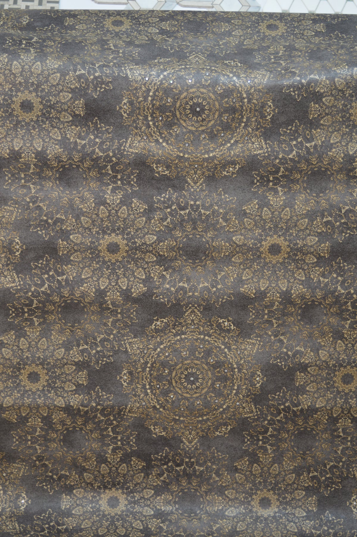 Secret Palace diamond wallpapers -Grey, Cream & Black Wallpapers-DK.T21250-1,2 & 4