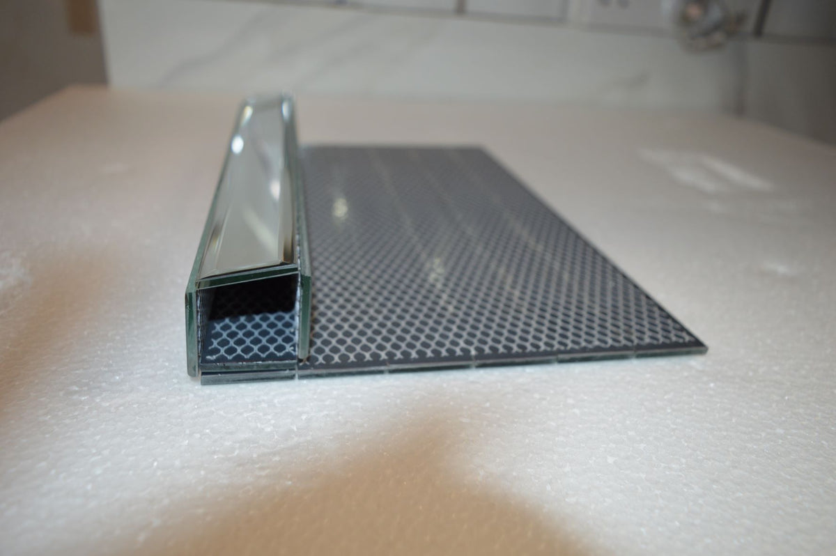 MIRROR METRO MOSAIC TILES REFLEXION RECTANGLE- 300*300*8mm-11sheets-1m2-DZ3303