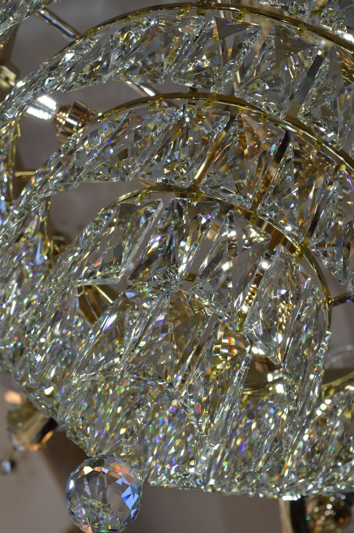 Modern Luxury Crystal Chandeliers –Round(Gold)-6806-8 & 10,Rectangle-6810-10K