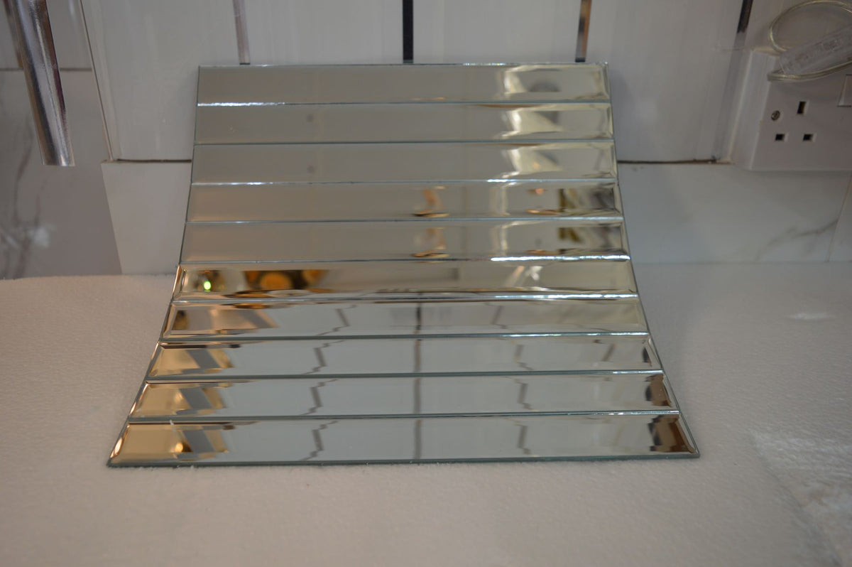 MIRROR METRO MOSAIC TILES REFLEXION RECTANGLE- 300*300*8mm-11sheets-1m2-DZ3303