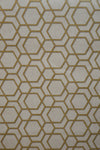 Hexagonal-Trend Collection Wallpapers-Cream & Gold- DK.18184-3