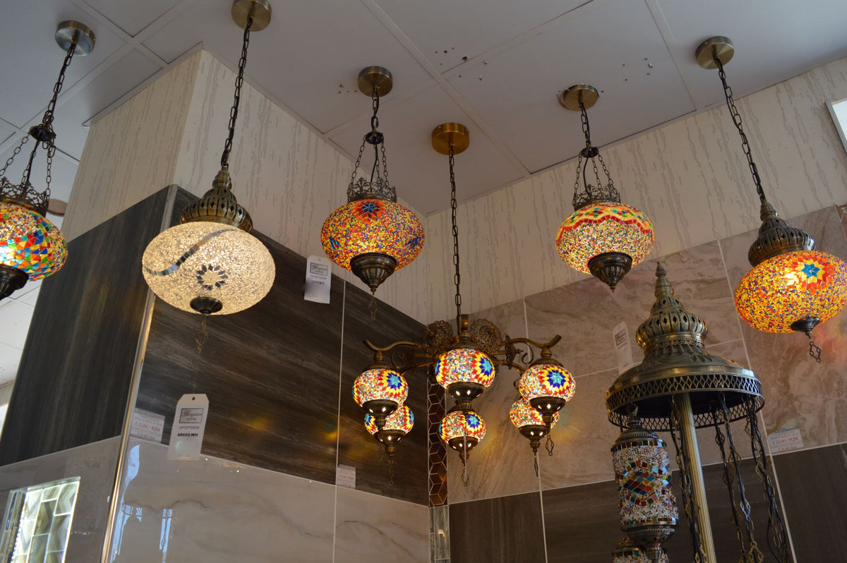 Turkish Pendant-Medium Globe Turkish Pendant Light-88712/1