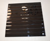 Black Rectangle Strip Glass Mosaic Tiles-300*300*8mm-11sheets-1m2-DZ3302