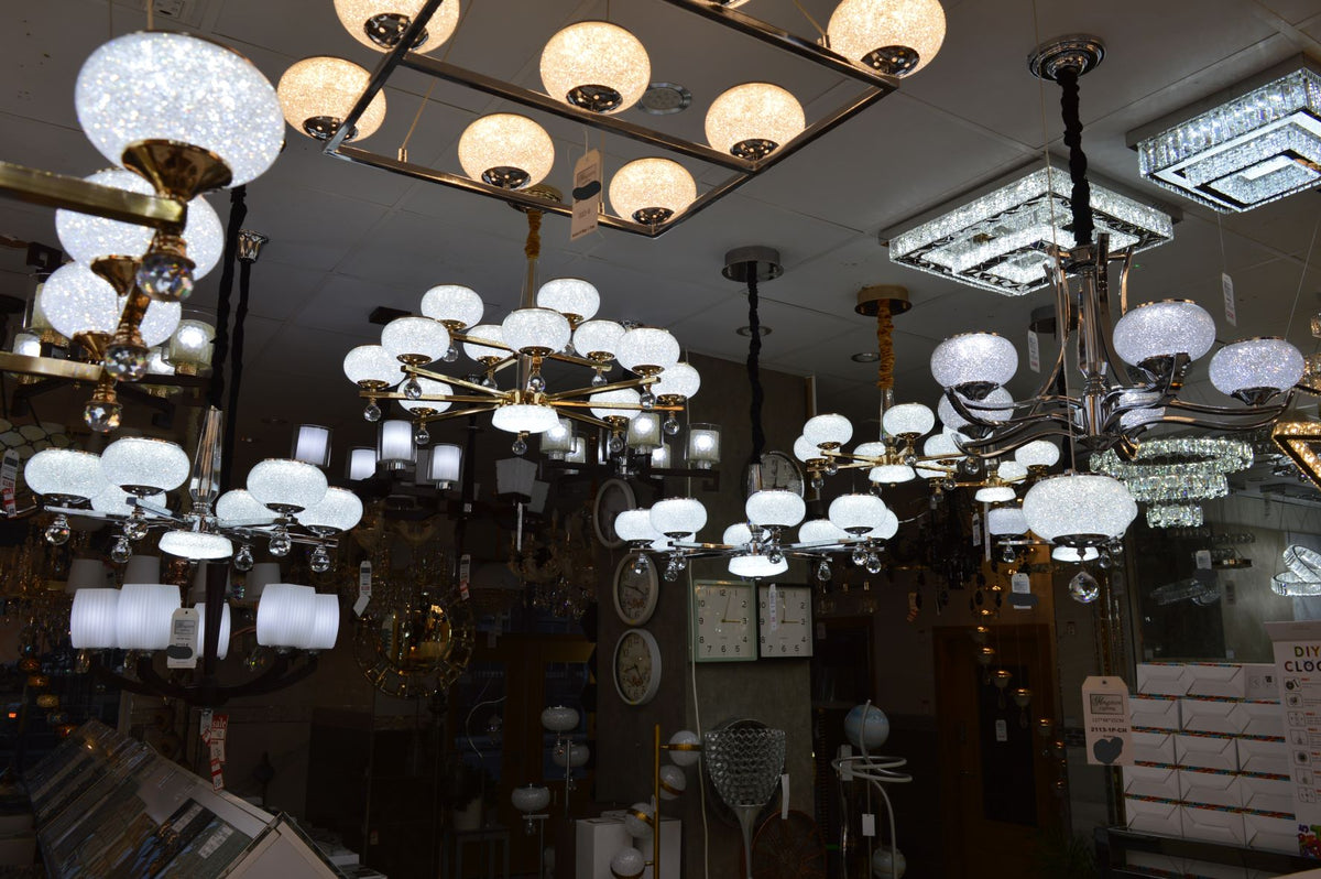 Crystal Glob Wall Lights with Colour Changing feature-2113