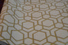 Hexagonal-Trend Collection Wallpapers-Cream & Gold- DK.18184-3