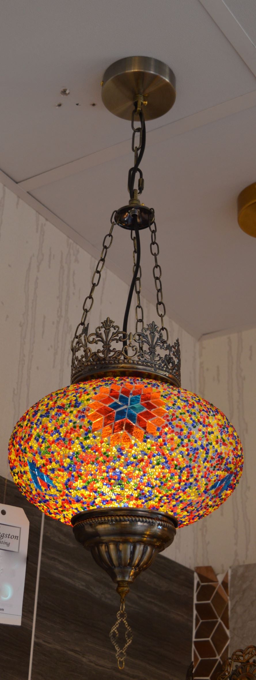 Turkish Pendant-Medium Globe Turkish Pendant Light-88712/1
