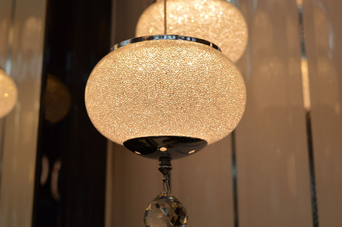 Pendant-Crystal Globs Staircase hanging Pendant Ceiling Light-2113-11CH/GD & 2113-7CH/GD-color changing & dimmable with remote control