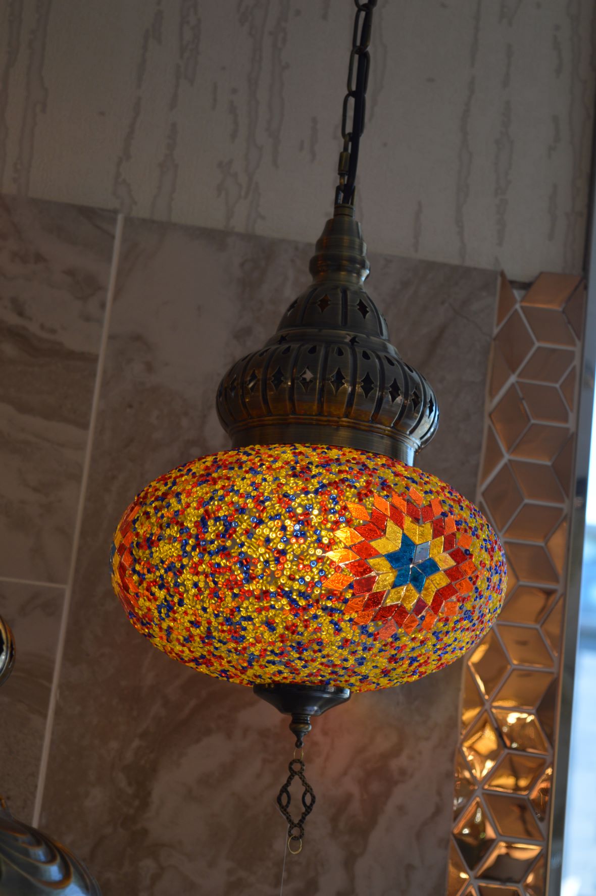 Turkish Pendant-Medium Globe Turkish Pendant Light-88712/1
