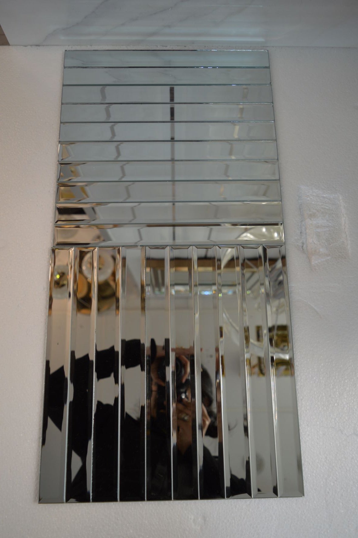MIRROR METRO MOSAIC TILES REFLEXION RECTANGLE- 300*300*8mm-11sheets-1m2-DZ3303