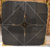 Black & Gold, White & Gold Argyle Pattern Porcelain Décor Wall & Floor Tiles-600*600*10mm-3sheets-1m2-Code: DEC-MIR0791 & DEC-MIR0792