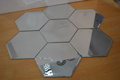 Mirrored Hexagonal Wall Tiles-200*200*4mm-25Tiles-1m2