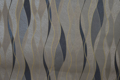 Cream & Grey Design Plus Wallpaper -DK.13171-2- Size: 1.06M Width 16.281M Length- Equal to normal 3Rolls