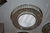 Round Crystallic Flush Mount Ceiling Light-Colour Changing Dimmable with Remote Control-7001-600 & 450-Chrome