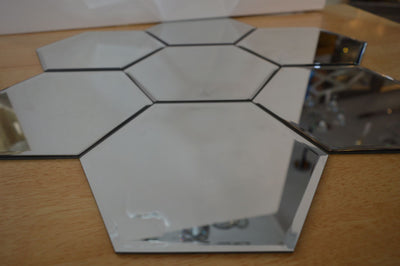 Mirrored Hexagonal Wall Tiles-200*200*4mm-25Tiles-1m2