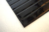 Black Rectangle Strip Glass Mosaic Tiles-300*300*8mm-11sheets-1m2-DZ3302