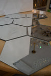 Mirrored Hexagonal Wall Tiles-200*200*4mm-25Tiles-1m2