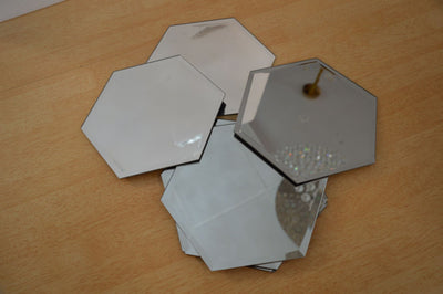 Mirrored Hexagonal Wall Tiles-200*200*4mm-25Tiles-1m2