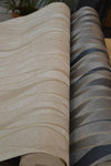 Cream & Grey Design Plus Wallpaper -DK.13171-2- Size: 1.06M Width 16.281M Length- Equal to normal 3Rolls