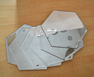 Mirrored Hexagonal Wall Tiles-200*200*4mm-25sheets-1m2
