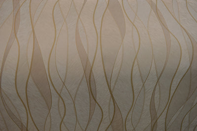 Cream & Grey Design Plus Wallpaper -DK.13171-2- Size: 1.06M Width 16.281M Length- Equal to normal 3Rolls