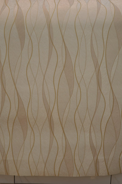 Cream & Grey Design Plus Wallpaper -DK.13171-2- Size: 1.06M Width 16.281M Length- Equal to normal 3Rolls