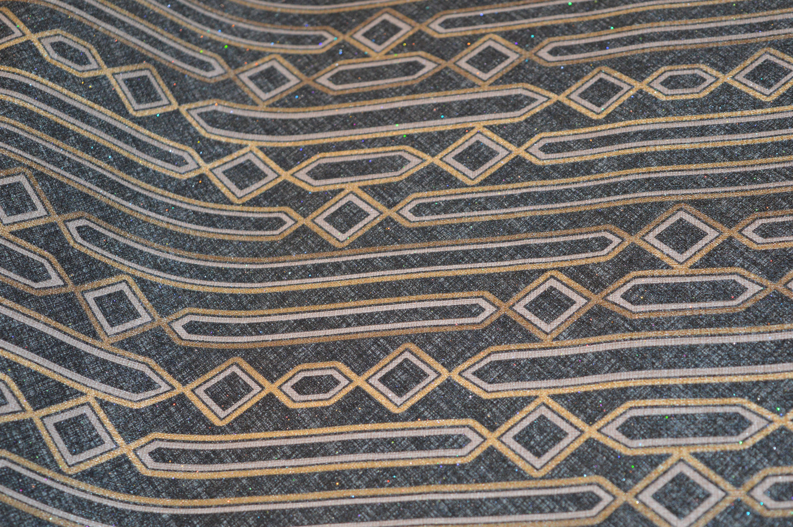 Lifestyle Monolya Sparkly Black & Gold Wallpapers - DK.23650-4